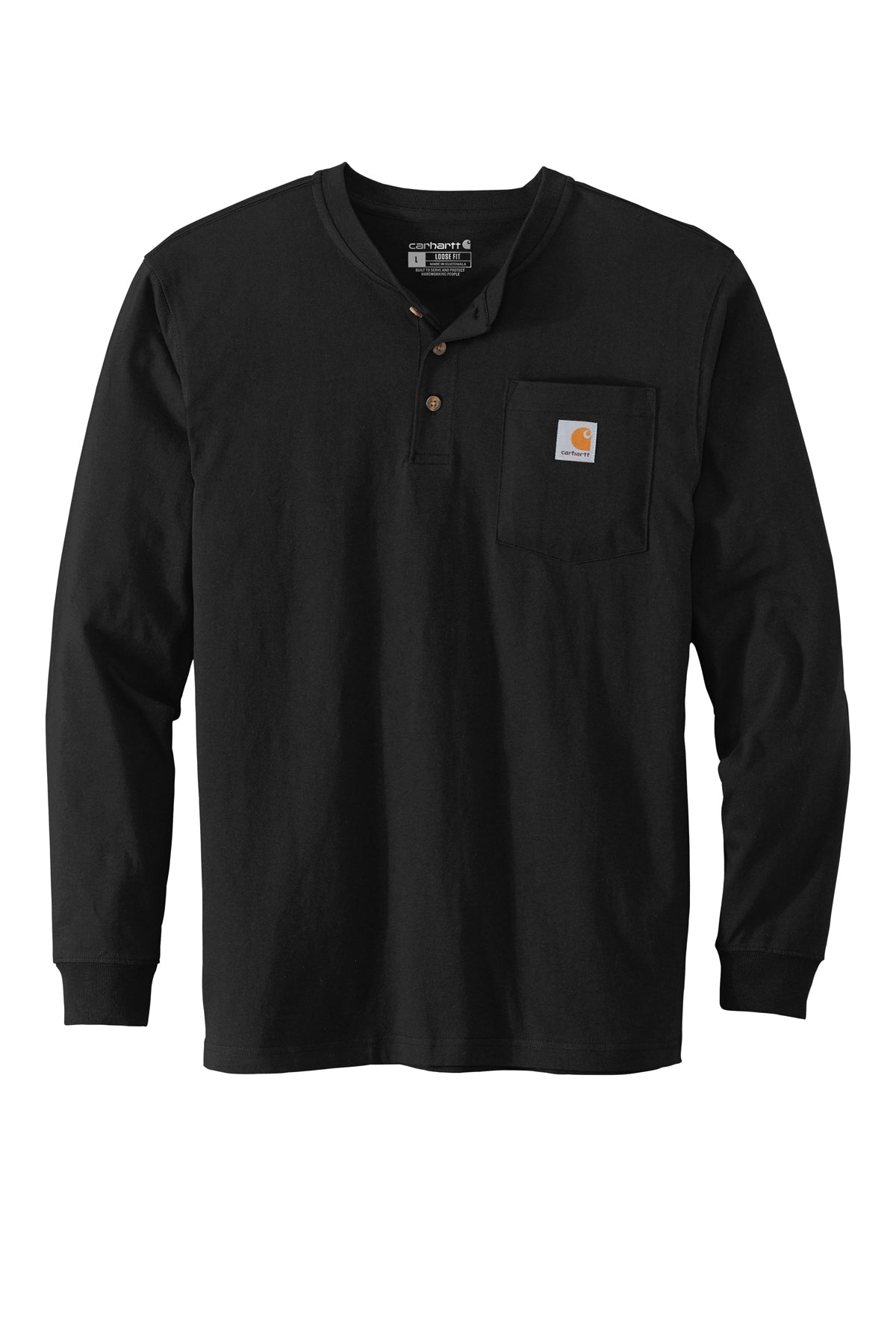 Carhartt® Long Sleeve Henley T-Shirt CTK128