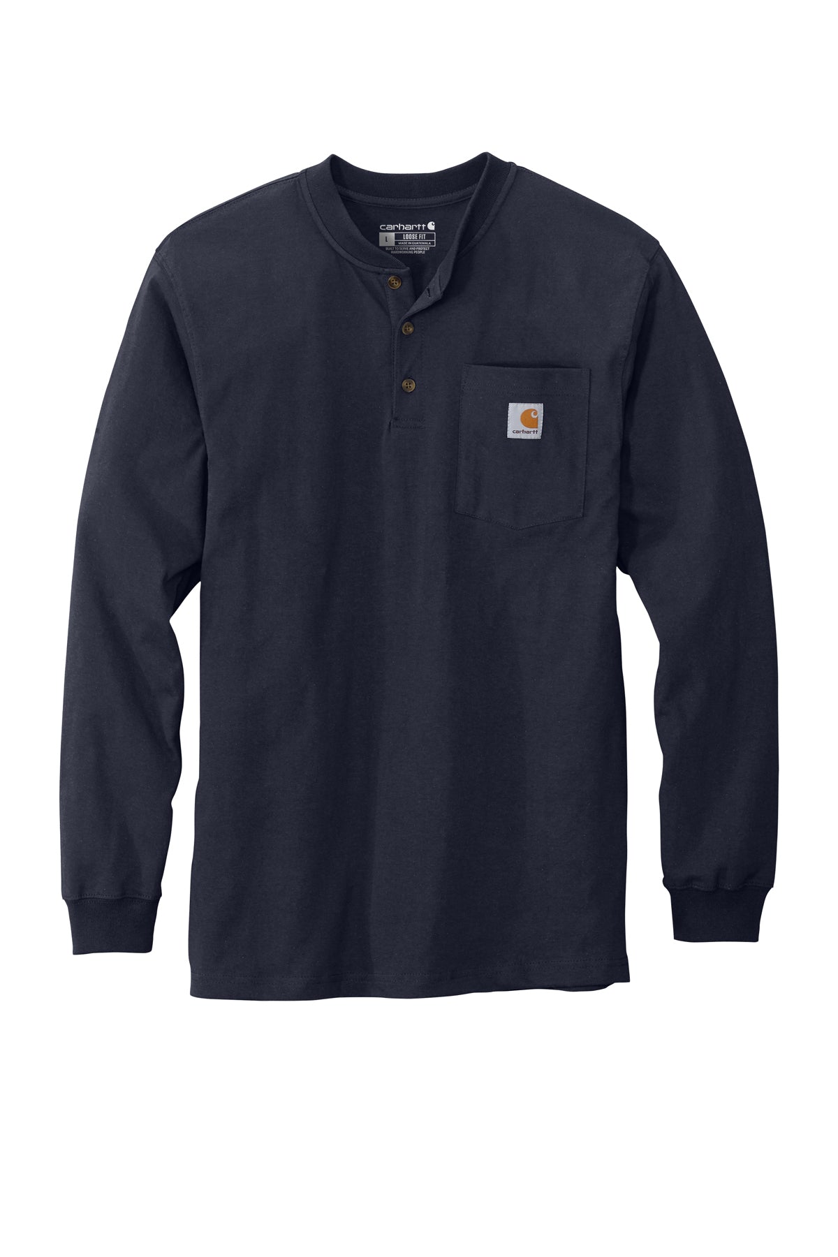 Carhartt® Long Sleeve Henley T-Shirt CTK128