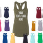 Customized Next Level Womens Ideal Racerback Tank Top 1533