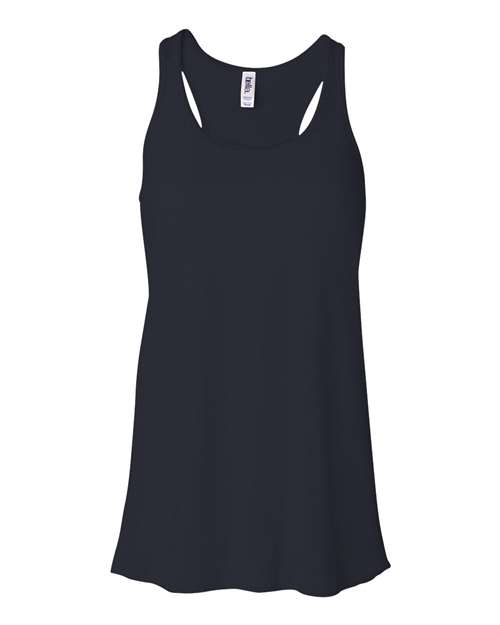 BELLA + CANVAS - Women's Flowy Racerback Tank - 8800 Midnight