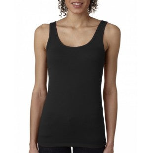 3533 Ladies' Spandex Jersey Tank - Next Level Black