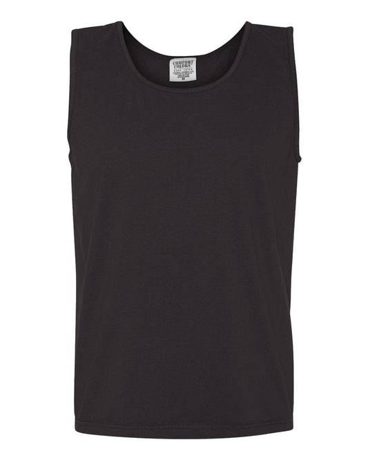 Comfort Colors - Garment-Dyed Heavyweight Pocket Tank Top - 9360 Black Adult L