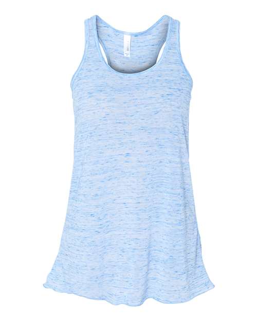 BELLA + CANVAS - Women's Flowy Racerback Tank - 8800 Blue Marble