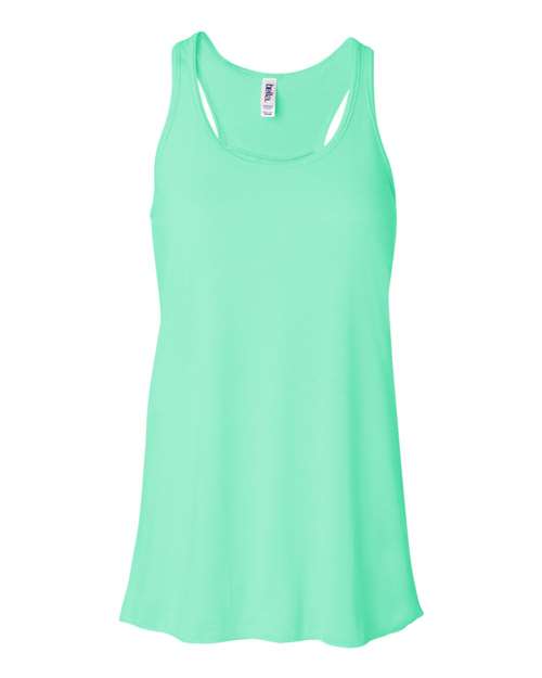 BELLA + CANVAS - Women's Flowy Racerback Tank - 8800 Mint