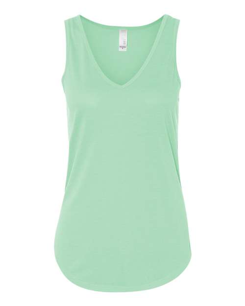 BELLA + CANVAS - Women's Flowy V-Neck Tank - 8805 Mint