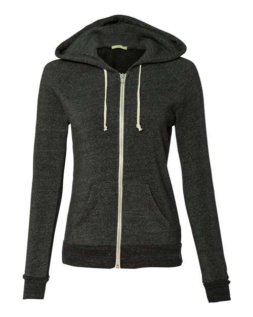 Alternative - Women’s Adrian Eco-Fleece Full-Zip Hoodie - 9573 Eco Black