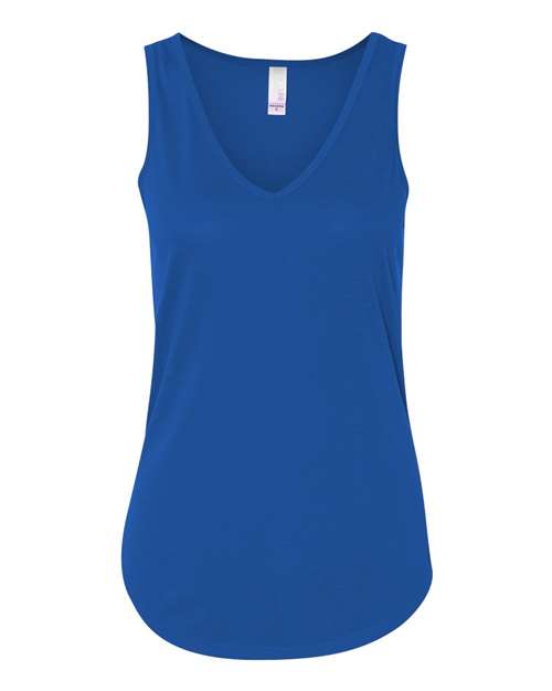 BELLA + CANVAS - Women's Flowy V-Neck Tank - 8805 Royal