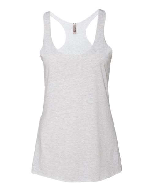 Next Level - Women’s Triblend Racerback Tank - 6733 Heather White