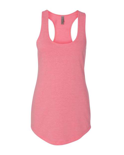 Next Level - Women’s Lightweight French Terry Racerback Tank - 6933 Neon Pink