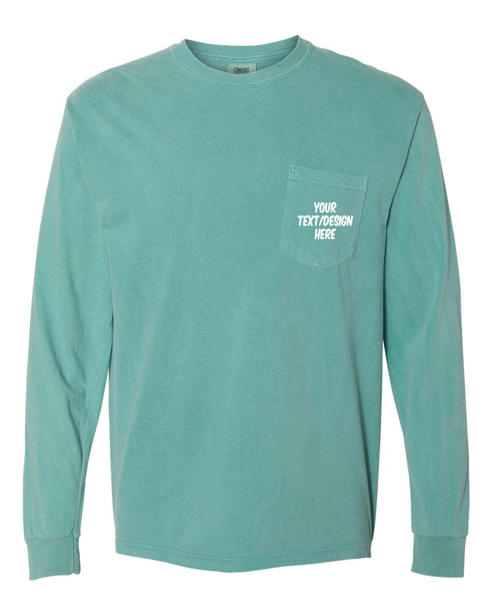 Comfort Colors - Garment-Dyed Heavyweight Long Sleeve Pocket T-Shirt - 4410