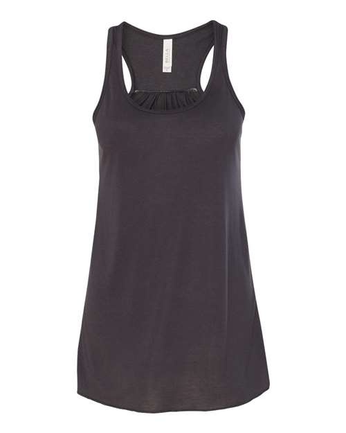 BELLA + CANVAS - Women's Flowy Racerback Tank - 8800 Dark Gray