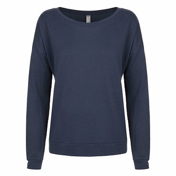 Next Level Apparel 6931 Lady The Terry Long-Sleeve Scoop Indigo