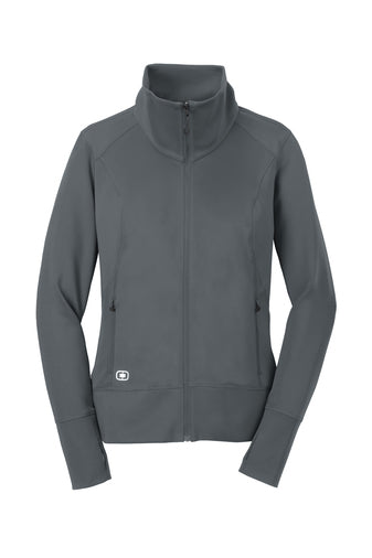 OGIO® Ladies Fulcrum Full-Zip LOE700 Gear Gray