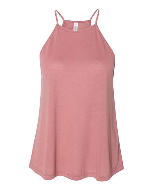 BELLA + CANVAS - Women's Flowy High-Neck Tank - 8809 Mauve