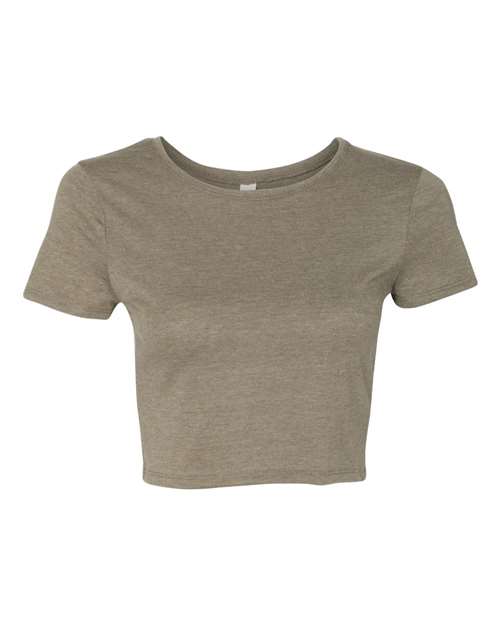 BELLA + CANVAS - Women’s Crop Tee - 6681 Heather Olive