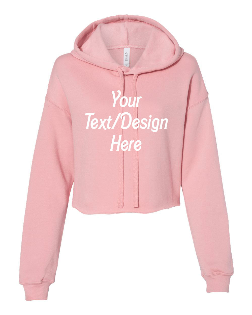 Customized BELLA + CANVAS - Women's Crop Fleece Hoodie - 7502