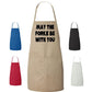 Cooking Apron May The Forks Be With You Gift Design Cooking Apron