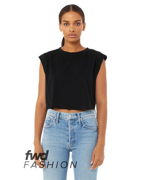 BELLA + CANVAS - FWD Fashion Women's Festival Crop Tank - 8483 Black