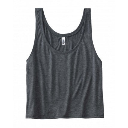 BELLA + CANVAS - Women’s Flowy Boxy Tank - 8880 Dark Gray Heather