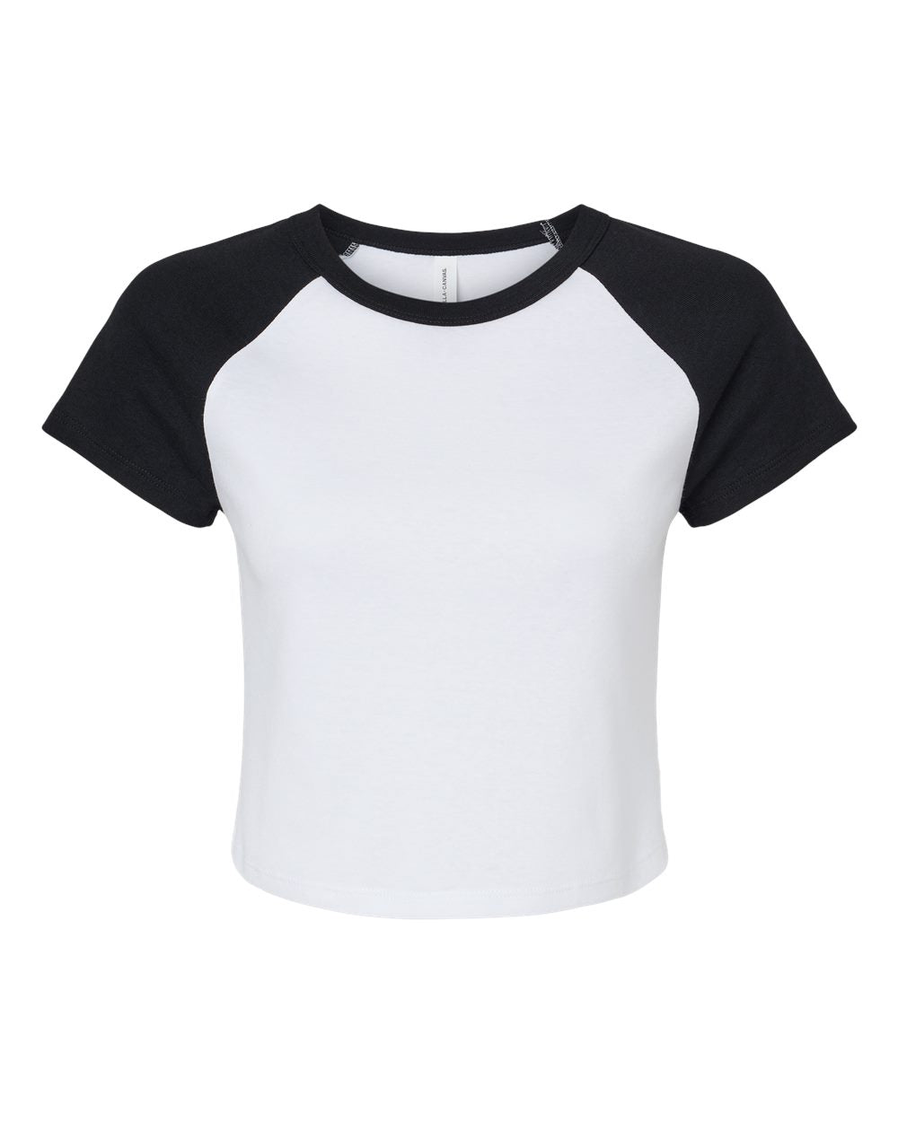 BELLA + CANVAS  Women's Micro Rib Raglan Baby Tee 1201 Customized