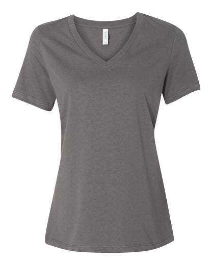 Customized BELLA + CANVAS Women’s Relaxed Jersey V-Neck Tee 6405