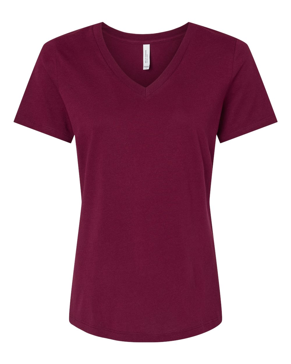 Customized BELLA + CANVAS Women’s Relaxed Jersey V-Neck Tee 6405