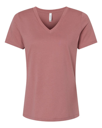 Customized BELLA + CANVAS Women’s Relaxed Jersey V-Neck Tee 6405