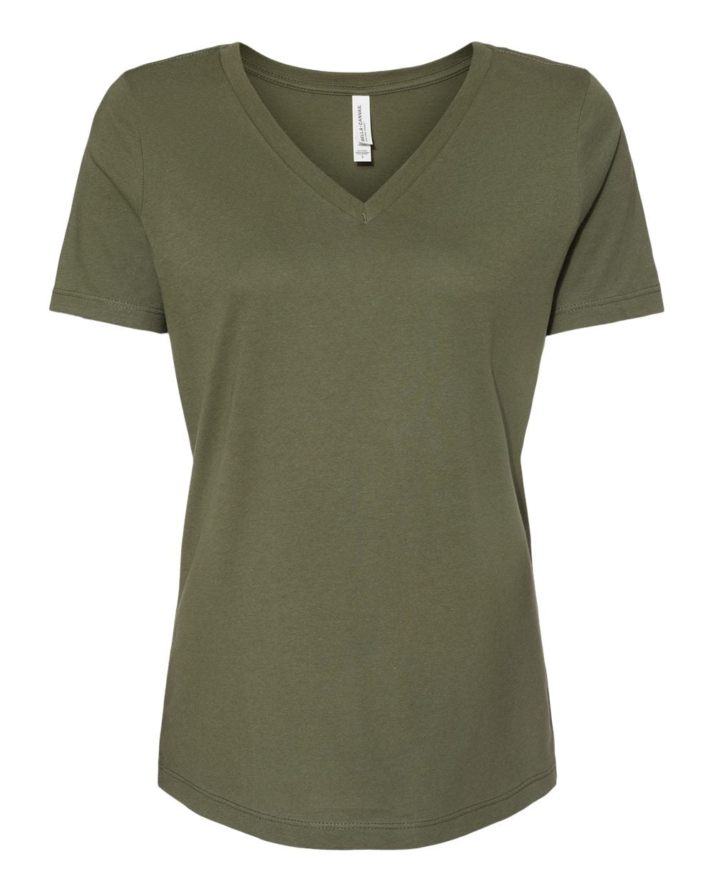 Customized BELLA + CANVAS Women’s Relaxed Jersey V-Neck Tee 6405