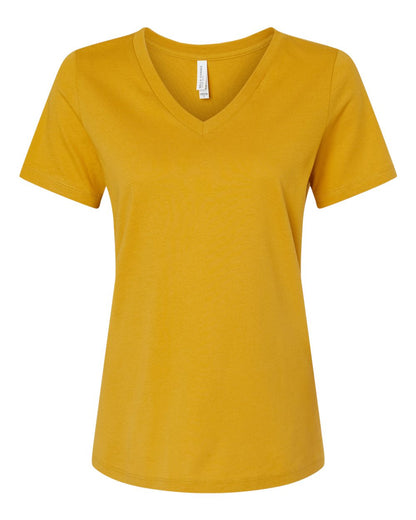 Customized BELLA + CANVAS Women’s Relaxed Jersey V-Neck Tee 6405