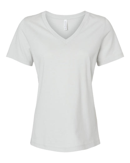 Customized BELLA + CANVAS Women’s Relaxed Jersey V-Neck Tee 6405