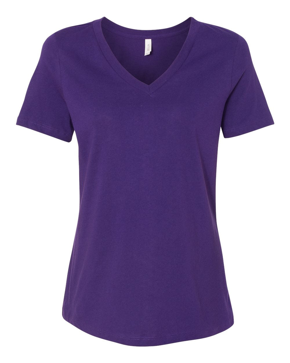 Customized BELLA + CANVAS Women’s Relaxed Jersey V-Neck Tee 6405