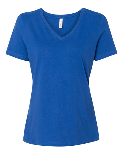 Customized BELLA + CANVAS Women’s Relaxed Jersey V-Neck Tee 6405