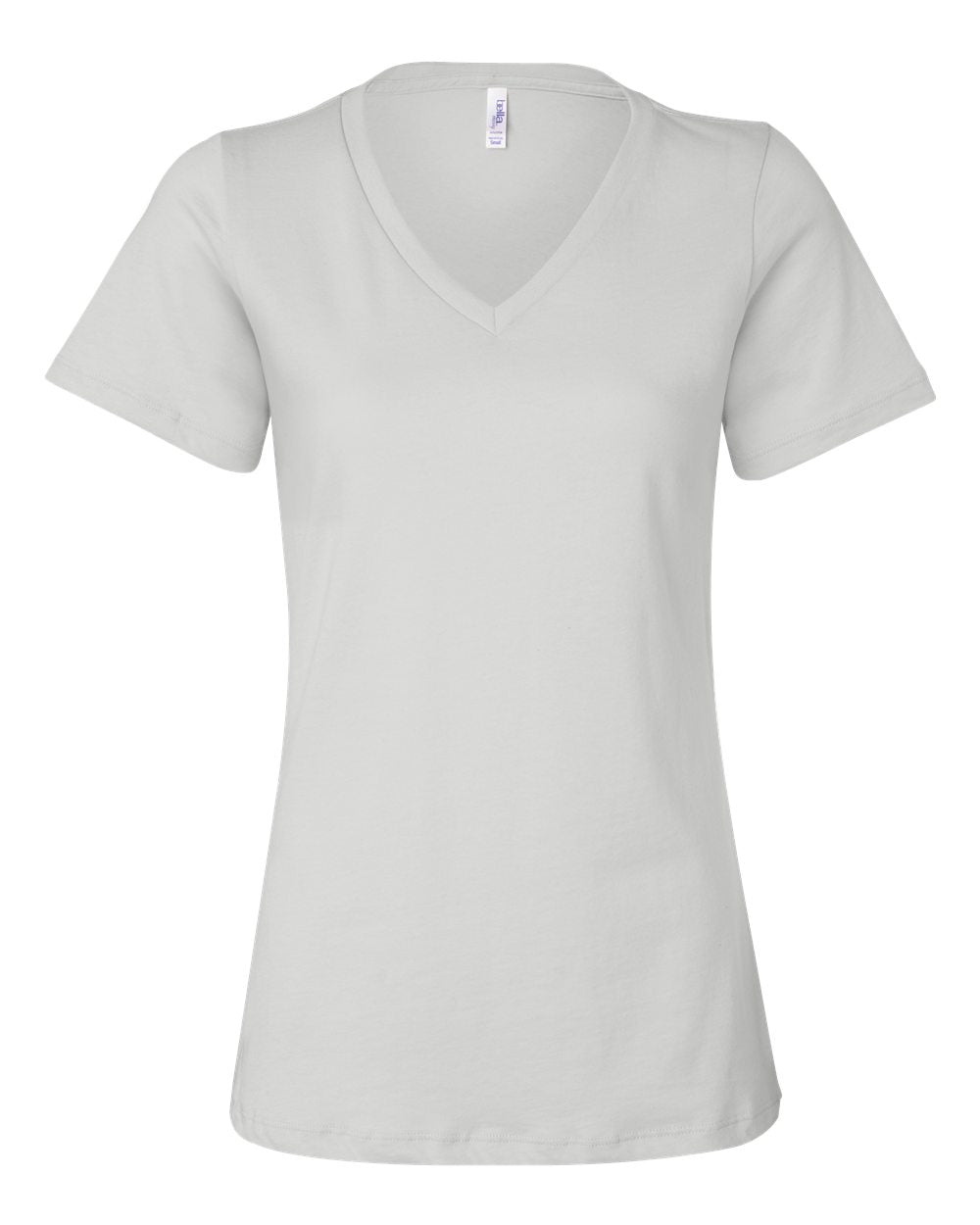 Customized BELLA + CANVAS Women’s Relaxed Jersey V-Neck Tee 6405