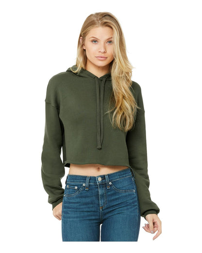 Customized BELLA + CANVAS - Women's Crop Fleece Hoodie - 7502