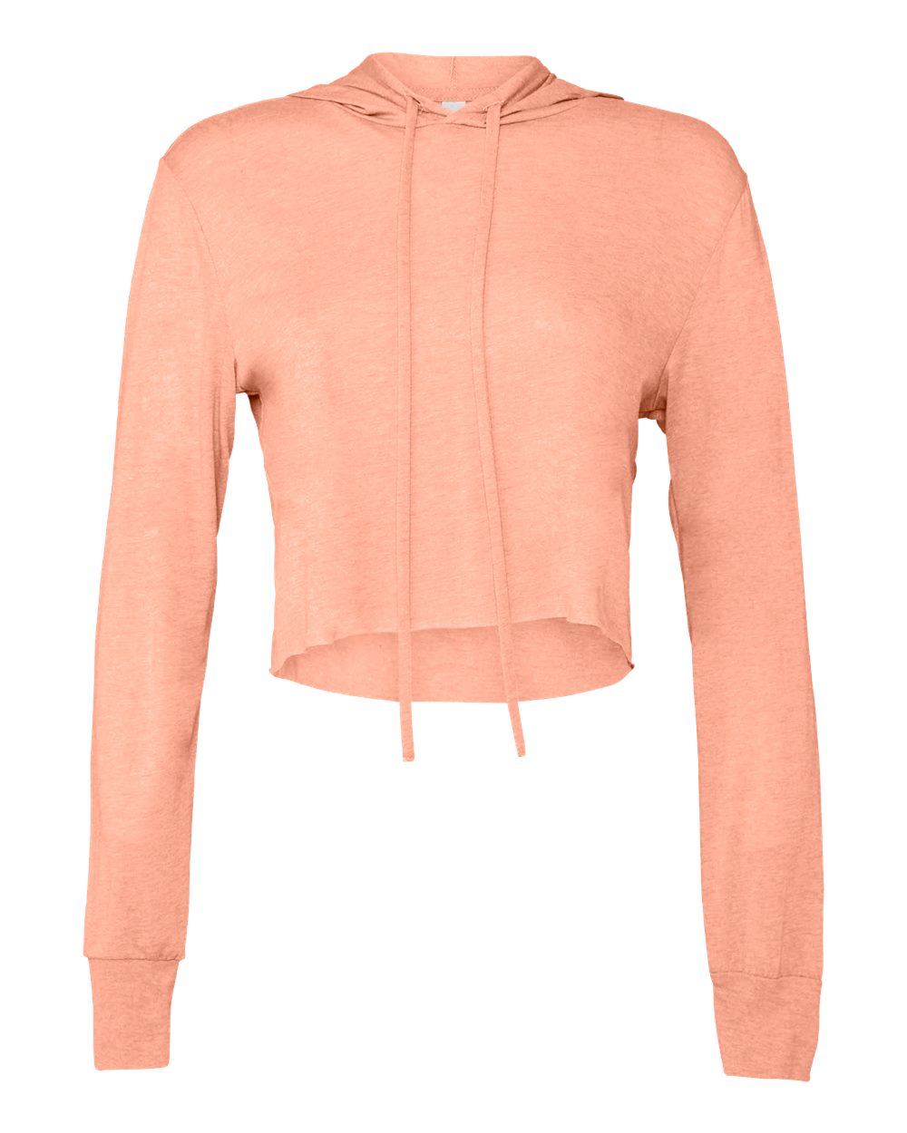 BELLA + CANVAS - Women’s Triblend Crop Long Sleeve Hoodie - 8512