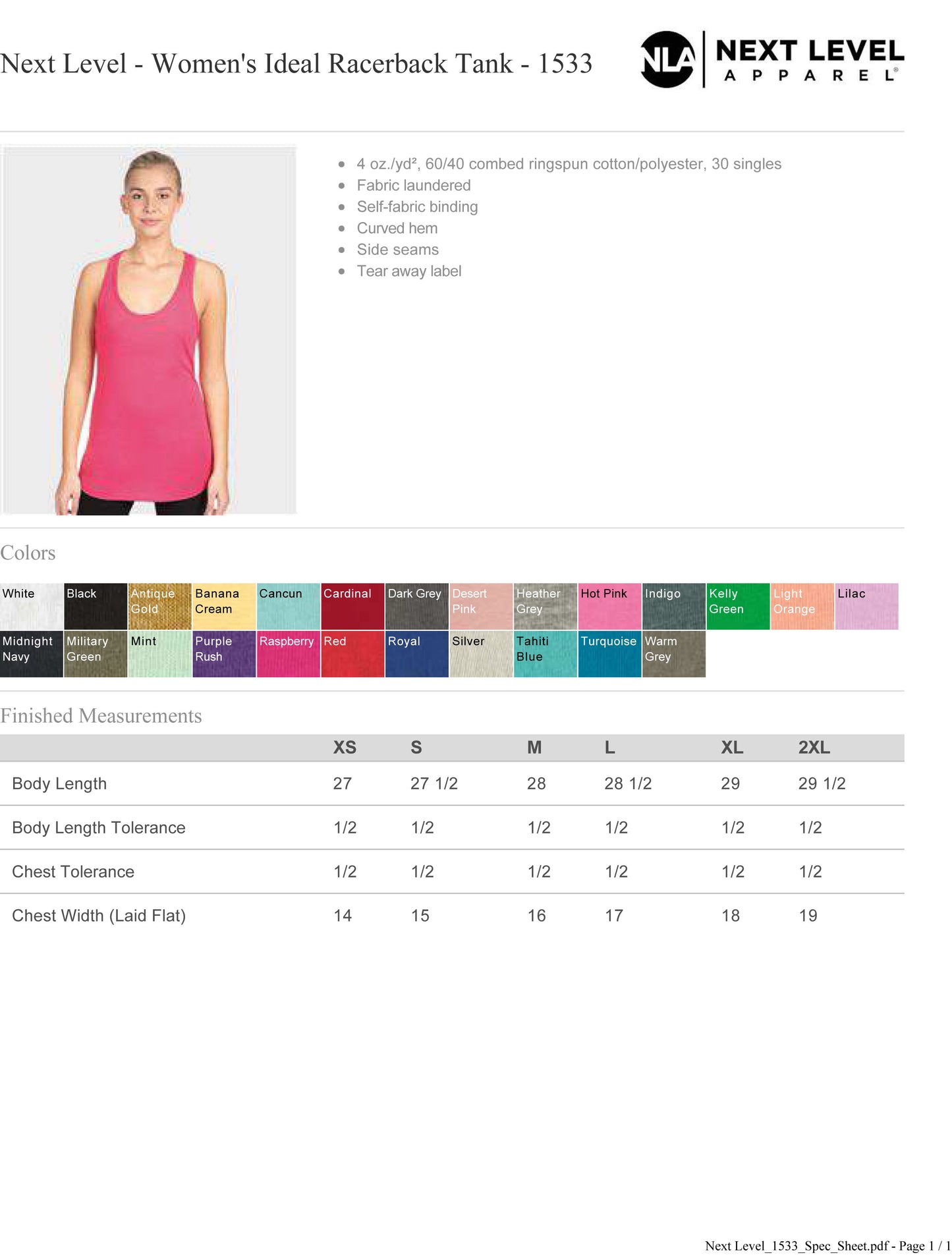 Customized Next Level Womens Ideal Racerback Tank Top 1533