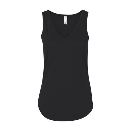 BELLA + CANVAS - Women's Flowy V-Neck Tank - 8805 Black