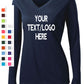 Customized Sport-Tek® Posi Sport-Tek® Ladies Long Sleeve PosiCharge® Competitor™ V-Neck Tee