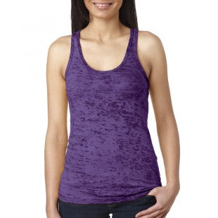 6533 Ladies' Burnout Racerback Tank - Next Level Tank Purple