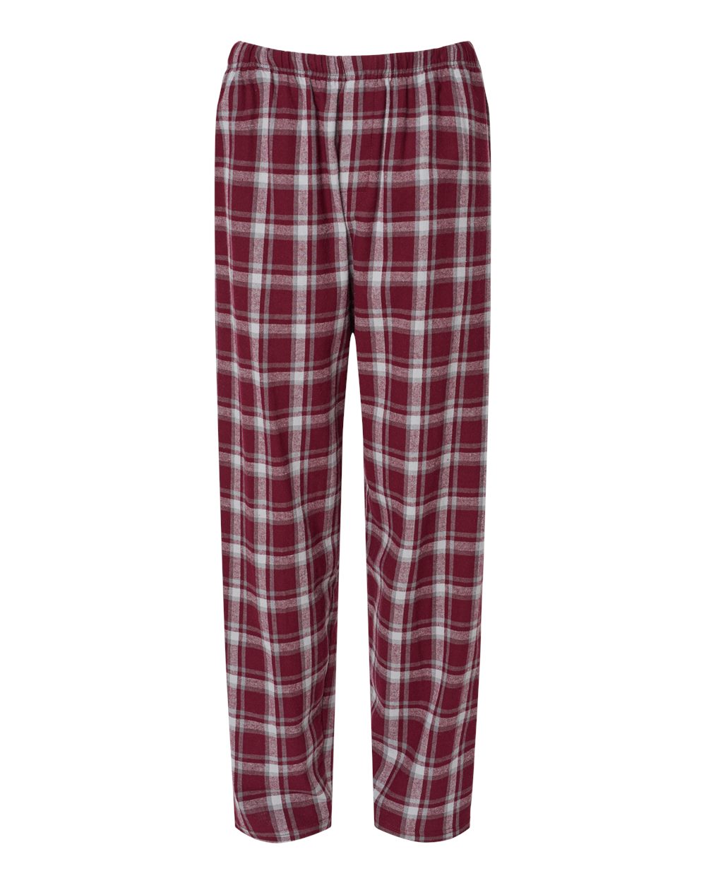 Boxercraft Unisex Flannel Pants Heritage Maroon Flannel Pants with Custom Text