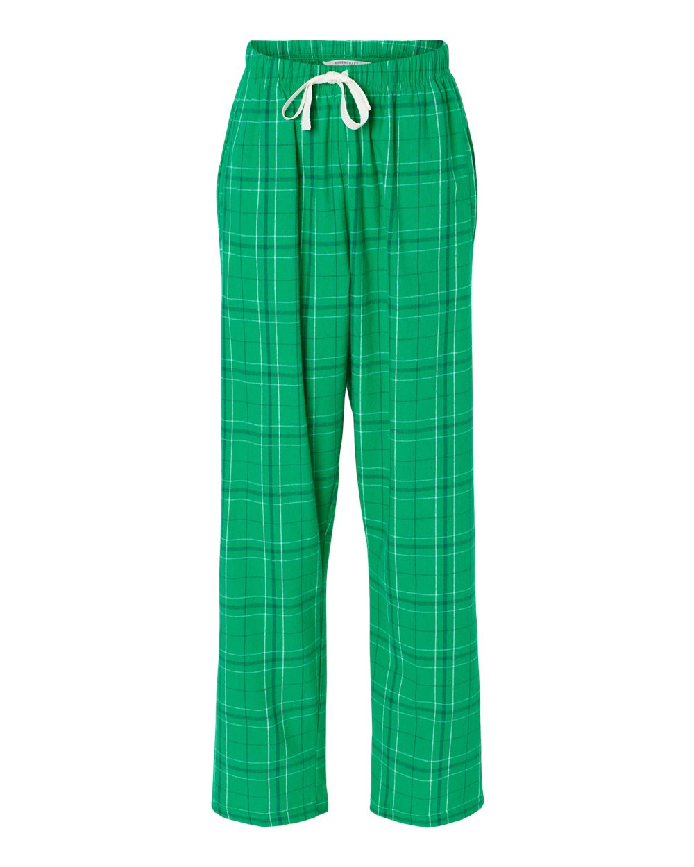 Boxercraft Ladies Haley Flannel Pants Kelly Green Color Pants with Custom Text