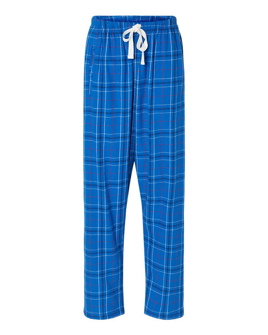 Boxercraft Ladies Haley Flannel Pants Royal Field Day Color Pants with Custom Text