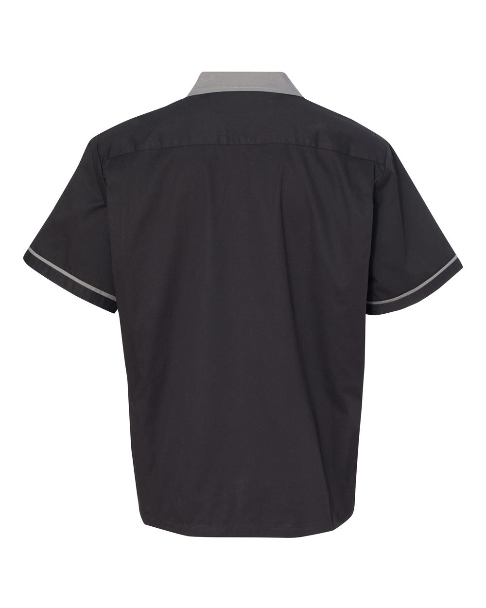 Hilton HP2244 Bowling Shirt Black With Steel Trim Custom Text or Design